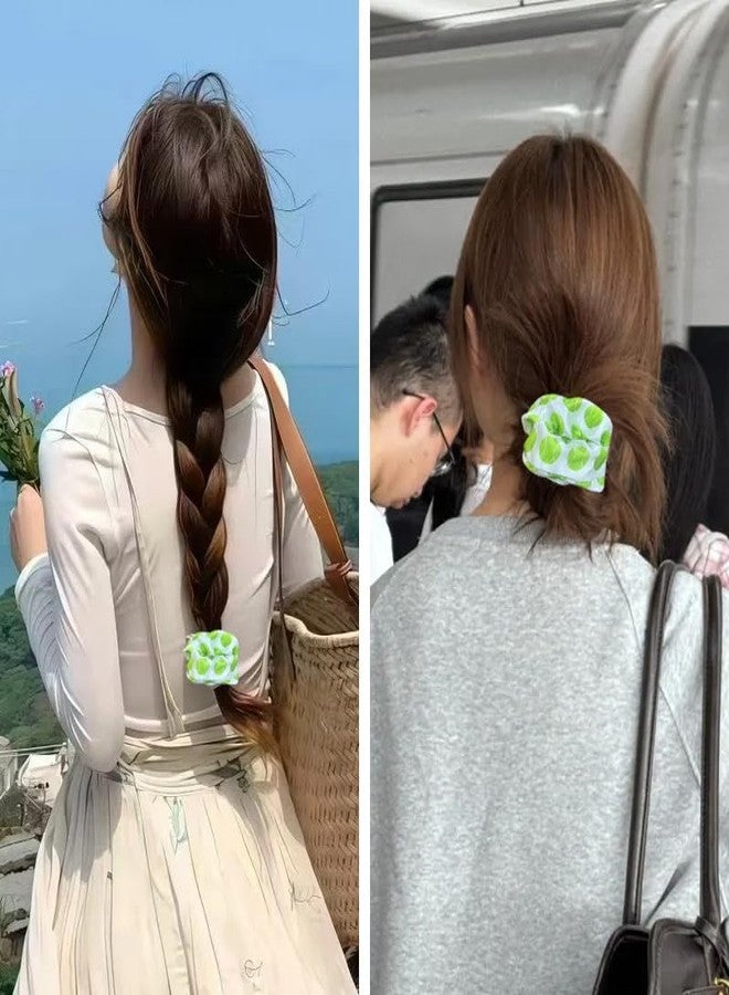 Sudaporn ربطات شعر على شكل مشابك، إكسسوارات للنساء والفتيات، مشابك شعر على شكل مخلب، زينة للشعر الكثيف والخفيف، محبات لاعبات التنس، ربطات شعر من الساتان، إكسسوارات مطاطية، هدايا لحفلات الرياضة. - Image 5